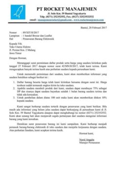 Contoh Surat Resmi Untuk Berbagai Jenis Keperluan Privy Blog