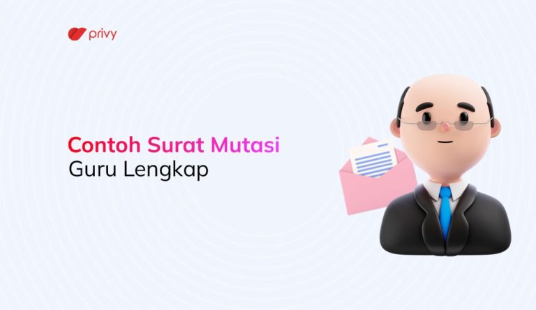 Contoh Surat Mutasi Guru Lengkap Privy Blog