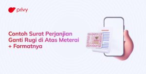 Contoh Surat Perjanjian Ganti Rugi Di Atas Meterai Formatnya