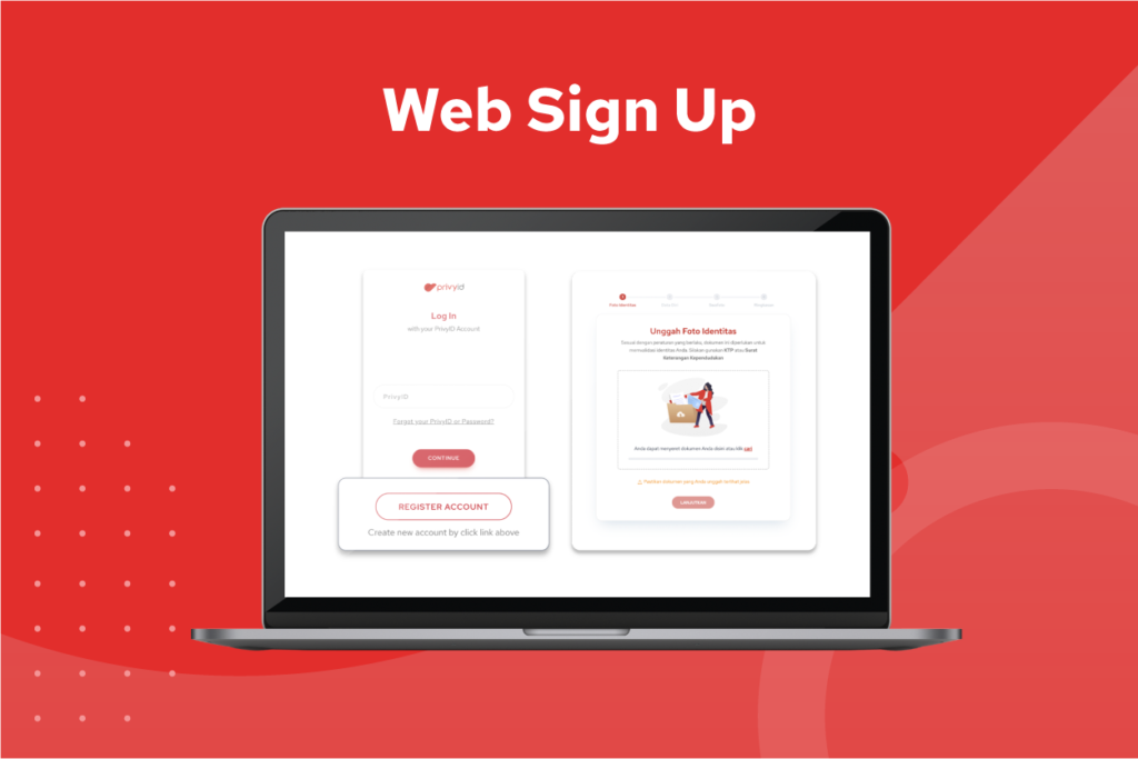 Web sign up