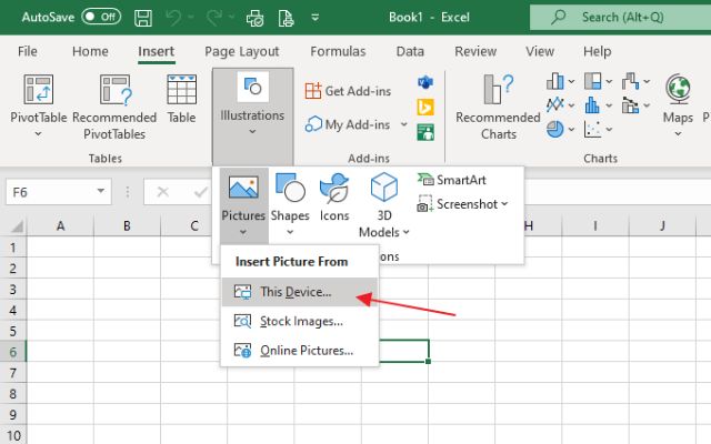 Fitur Insert Picture Excel