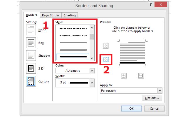 Fitur Border and Shading di Microsoft Word