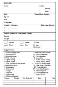 Apa Itu Lembar Disposisi? Fungsi, Cara Mengisi & Contohnya