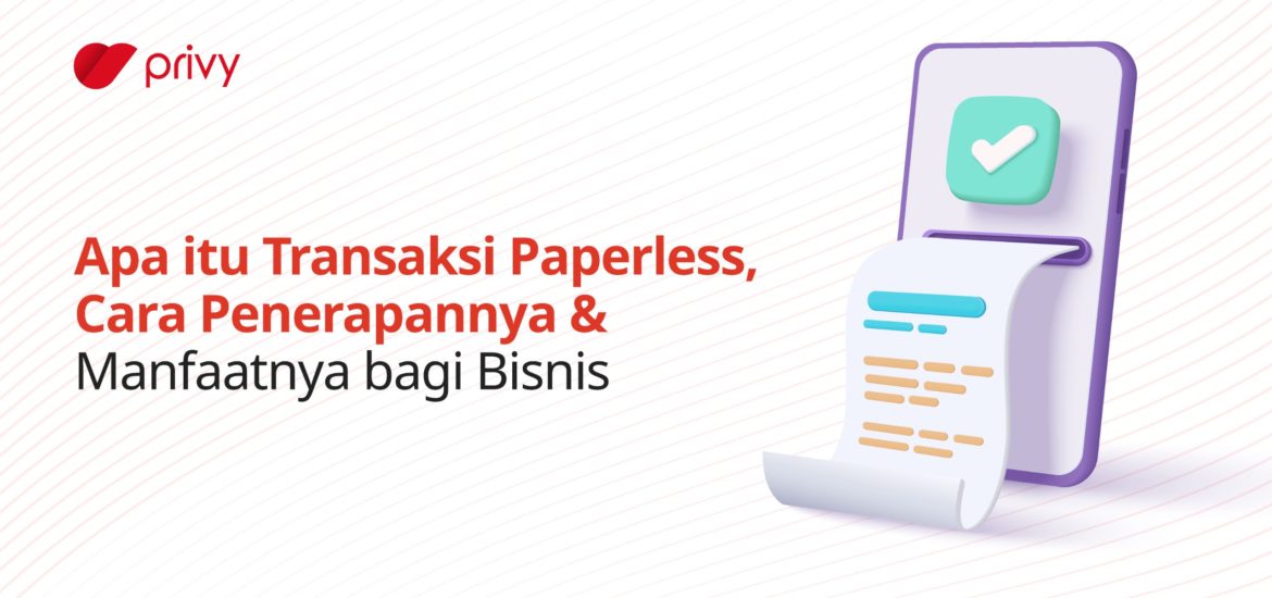 transaksi paperless