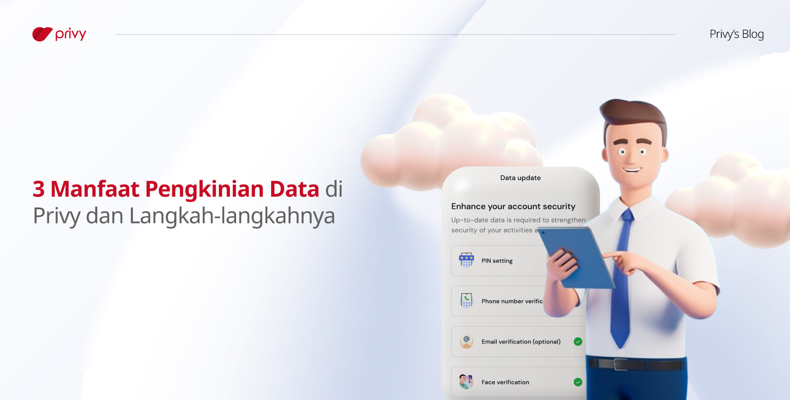 melakukan pengkinian data di Privy