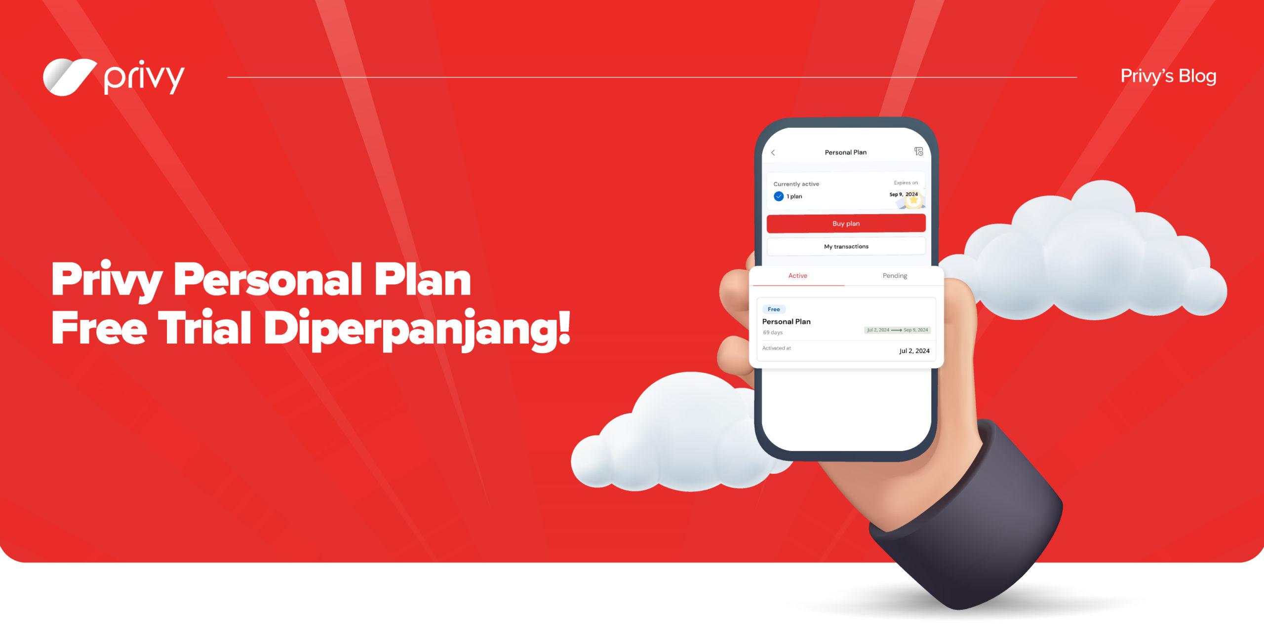 Privy Personal Plan Free Trial Diperpanjang! Begini Cara Klaimnya